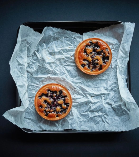 Petite tart with Blueberries